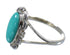 Genuine Sterling Silver Turquoise Jewelry Ring Size 5-1/2 FX93018